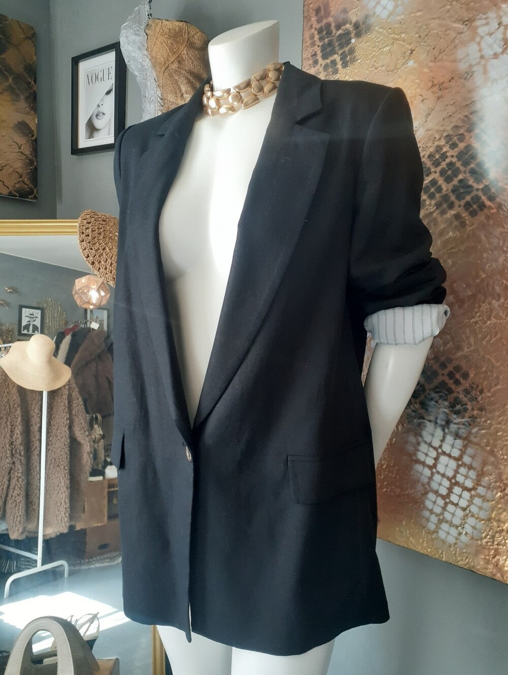 Zara Nwt Classic Black Women's Blazer - Tailored Single-Breasted Jacket